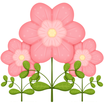 Pink flower icon png