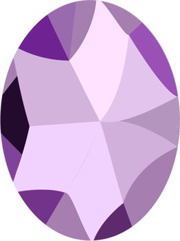 Purple gemstone oval shape png
