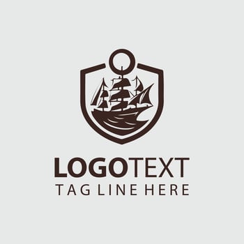 Captains Crew sailor logo vector