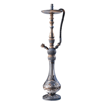 Hookah, isolated against a transparent background png