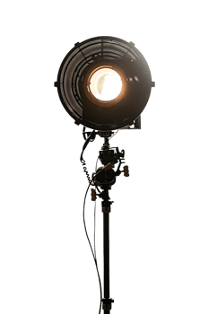 isolated studio spotlight against a transparent background png