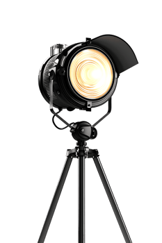 isolated studio spotlight against a transparent background png