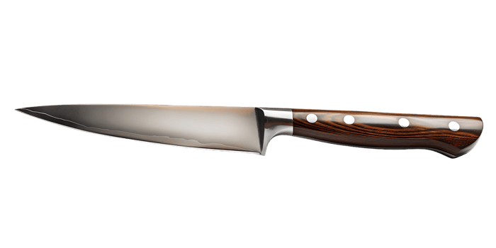 Kitchen knife, isolated against a transparent background png