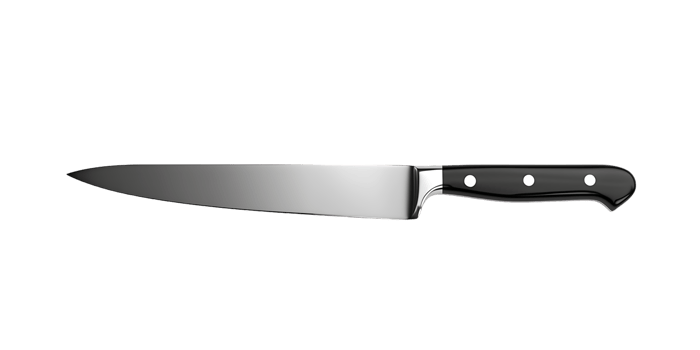 Kitchen knife, isolated against a transparent background png