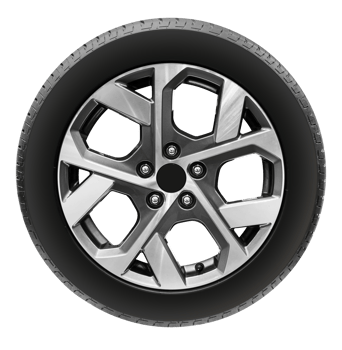 Mock up wheel with tire png