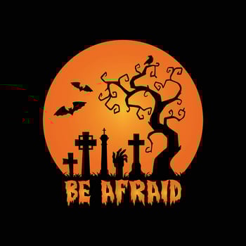Halloween Be Afraid vector
