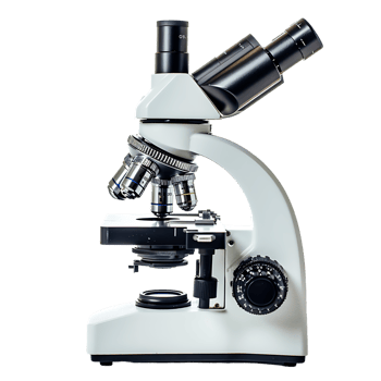 Microscope, isolated against a transparent background png
