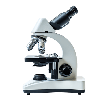 Microscope, isolated against a transparent background png