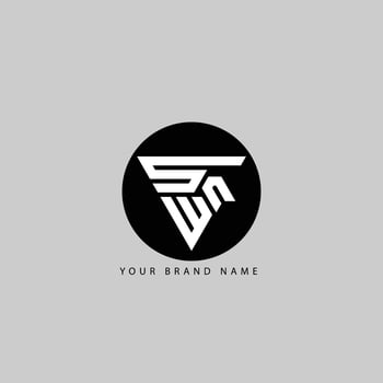 SEN letter logo design vector