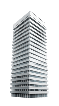 office building on transparent background png