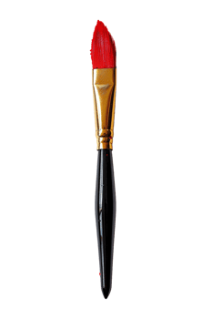 Paintbrush isolated against a transparent background png