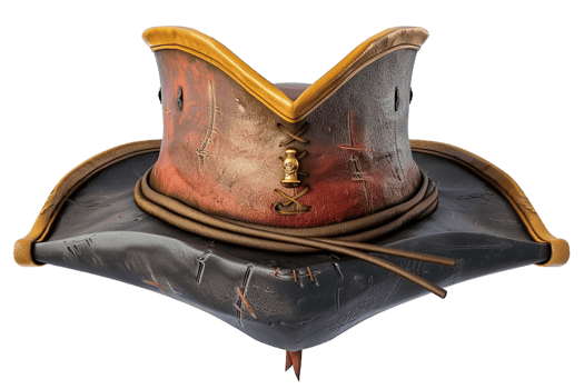 pirate hat isolated against a transparent background png