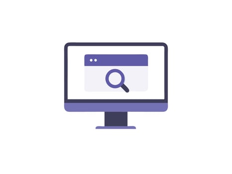 Web Search Functionality Page vector