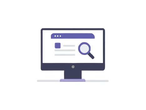 Web Browser Search Page vector