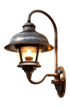wall lamp, isolated on a transparent background png