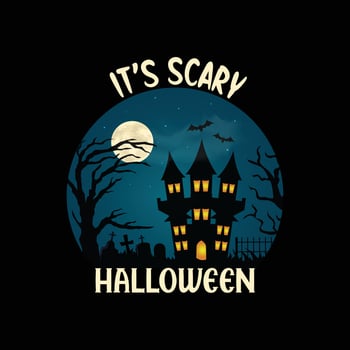 It's Scary Halloween vector