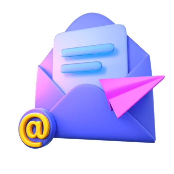 colorful and cute mail symbol png