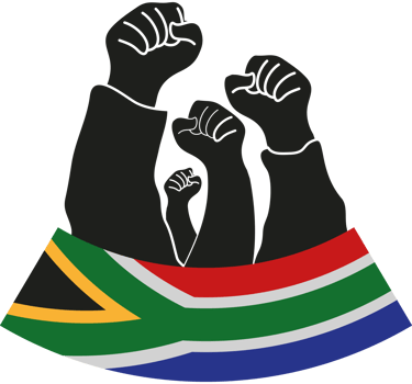 south africa flag liberty hands png