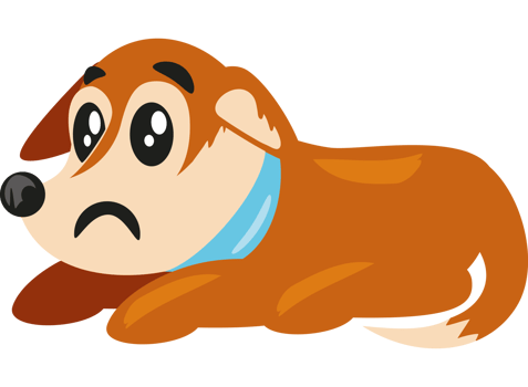 sad sitting puppy dog png