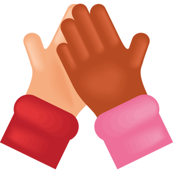 hands up greeting hi png