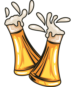 beer glasses mug png