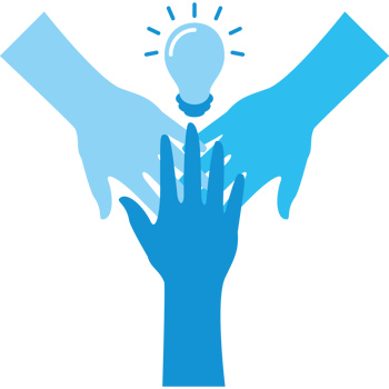 hands together idea and coworking png