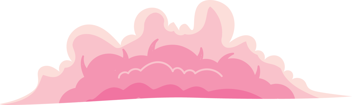 Magical Pink Cloudscape Inspired by Anime Aesthetics png