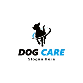 Dog Care logo design illustration vector
