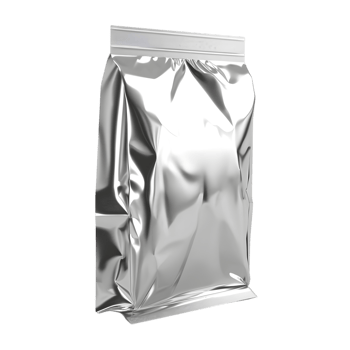 Crinkled Foil Box Isolated on Transparent Background png