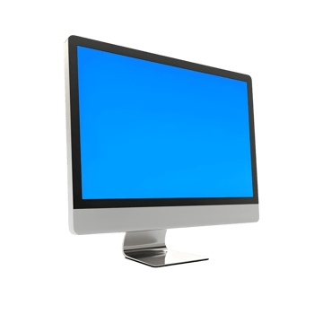 Computer Monitor isolated on transparent background png