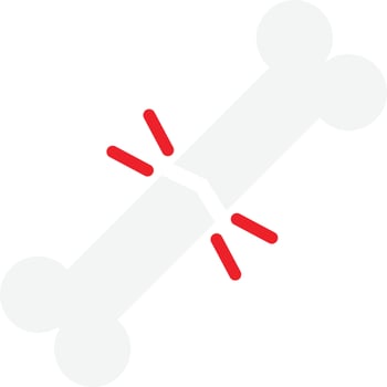 Broken Bone Medical vector