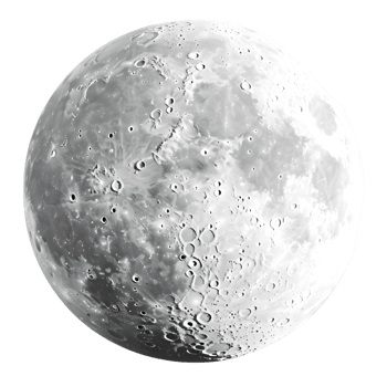 Full Moon Isolated on Transparent Background png