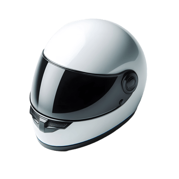 Motorcycle helmet isolated on transparent background png