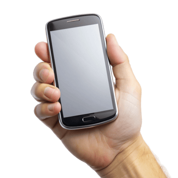 Hand with Smartphone in Daily Life Realistic png