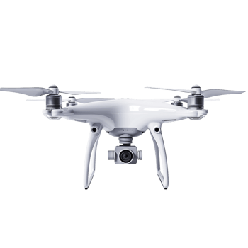 Drone with camera flying isolated on transparent background png