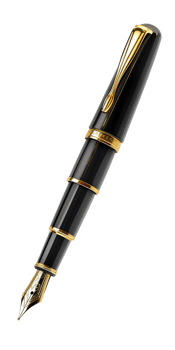 Fountain pen alone on transparent background png