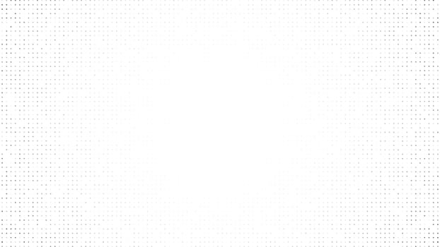 Monochrome halftone background with dots vector