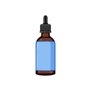 health massage oil cartoon illustration vector