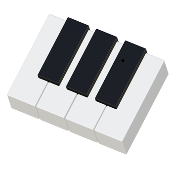 Piano 3d illustration png