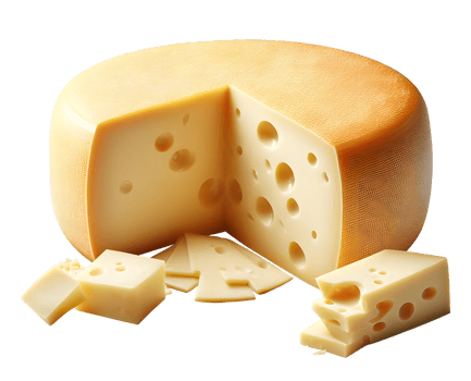 Cheese ball slice of cheese transparent background png