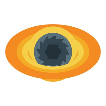 Black hole bending space time continuum event horizon cosmology vector