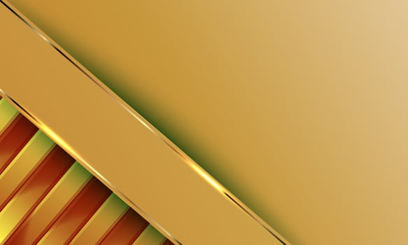 luxury elegant gradient background design with shiny metallic gold line. vector