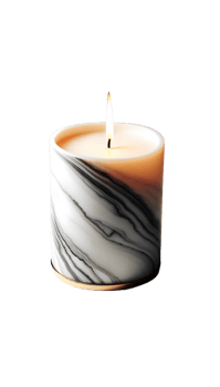 stone types Candle on transparent background png