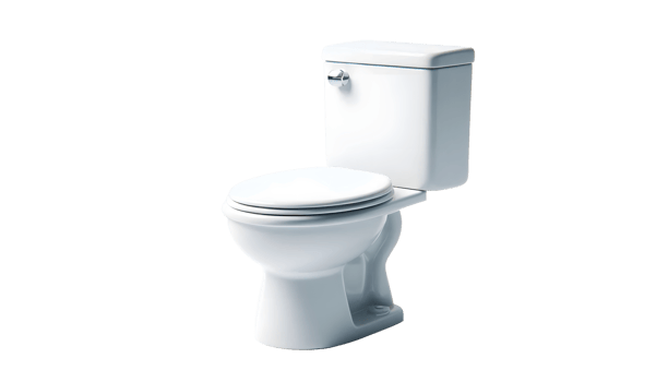 toilet bowl isolated on transparent background png