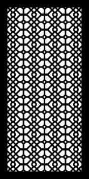 geometric pattern design for cnc cutting, background, panel, and decoration vector