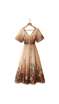 Color Dress isolated on transparent background png
