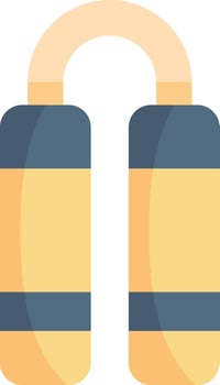 nunchuck illustration, icon or symbol vector