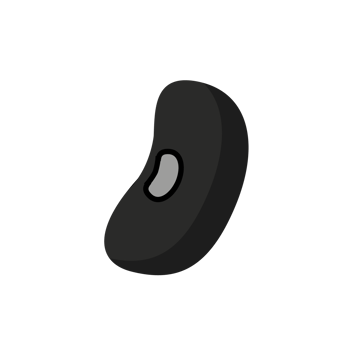 Black turtle bean png