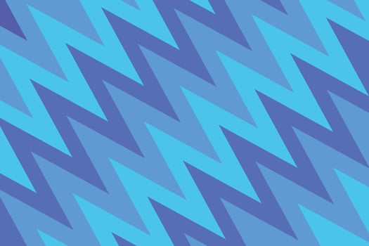Sideways Jagged Shapes Blue Background vector