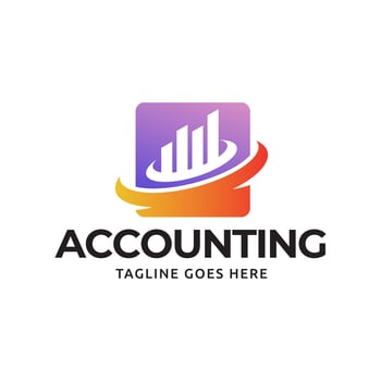 Fundraising Financial And Accounting Logo Design vector